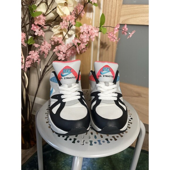 CW1646 100 Nike Air Structure Retro Summit White Neo Teal Black US Size 5.5Y - Picture 14 of 14